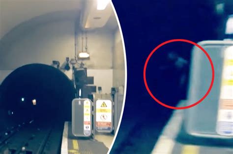 Ghost Spotted On London Tube In Frightening Footage Daily Star
