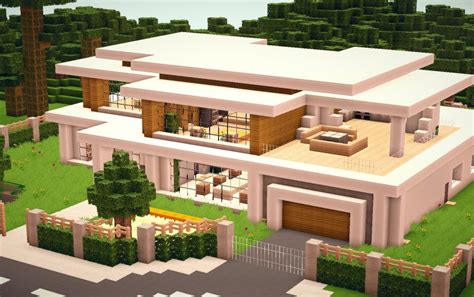 Modern House Minecraft Simple Minecraft How To Build A Easy And