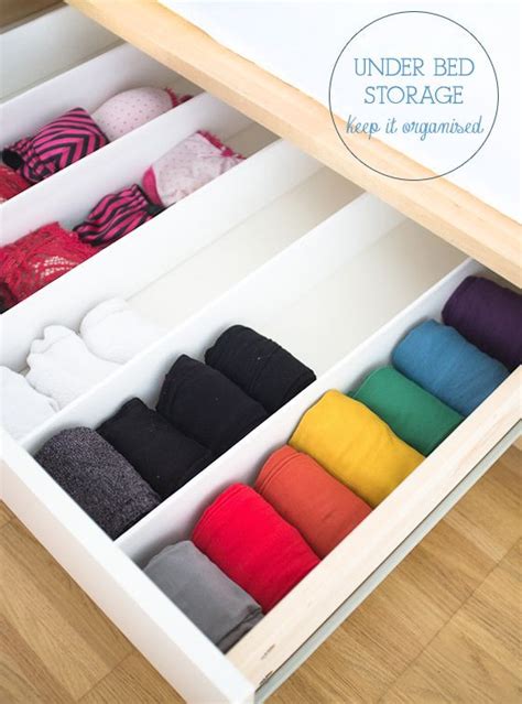 This is a great way to keep socks matched with their respective partners and will help you to find things much easier. 30 Of the Best Ideas for Diy sock Drawer organizer - Home ...