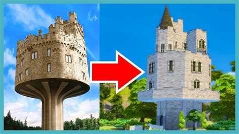 Building A Castle Tower In The Sims 4 With Deligracy Sims 4 Build
