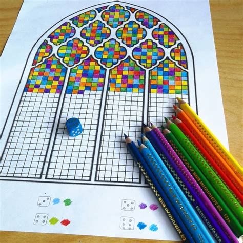 Eine sammlung interessanter quellen zu kunst und kunsterziehung: Leuk spelidee: vakjes kleuren aan de hand van een ...