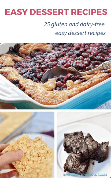 25 Gluten And Dairy Free Easy Dessert Recipes