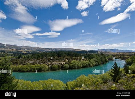 Clutha River Near Wanaka South Island New Zealand Stock Photo Alamy