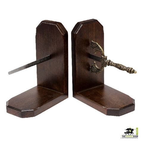 The Knight Shop Trade Sword Bookends Buy Medieval Accessories From