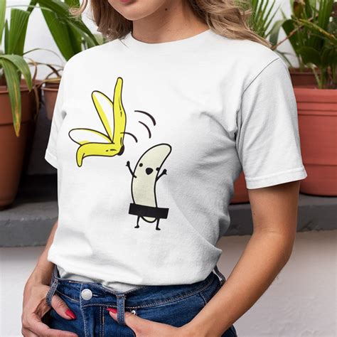 Banana T Shirt Cute Cartoon Naughty Fruit Tee Female Summer Loose Short