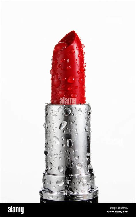 Close Up Wet Red Lipstick Hi Res Stock Photography And Images Alamy
