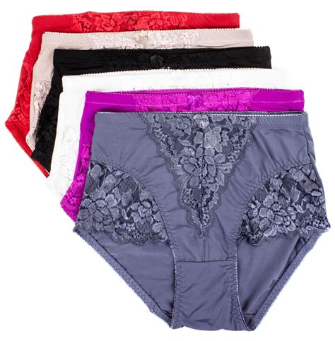 Barbra Lingerie Womens Panties S Plus Size Light Control Full Cover Lace Girdle Underwear