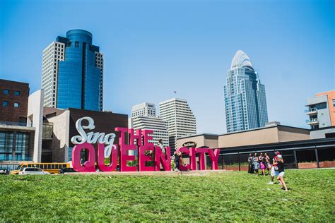 Sing the Queen City Summer Skyline - 21c Cincinnati