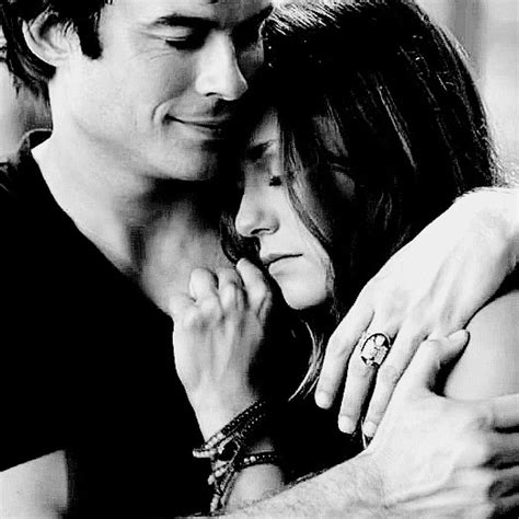 Couple Damon And Elena Delena Ian Somerhalder Love Couple Image