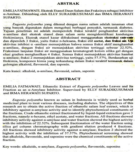 We did not find results for: Cara membuat Abstrak dan Ringkasan dalam sebuah karya ...