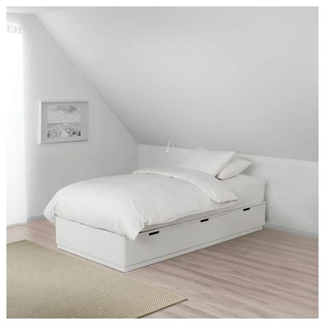 You have just read the article entitled bett 140x200 weiß mit kopfteil ikea. NORDLI Bettgestell mit Schubladen - weiß - IKEA ...