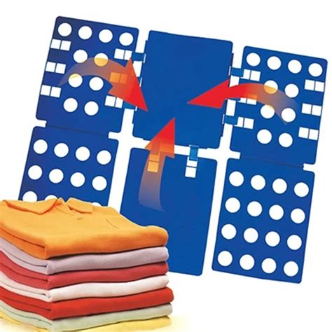Diy Clothes Folder Board Clothing Laundry Shirt Folding Board Magic