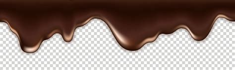 Cokelat Meleleh Gelombang Tetes Cokelat Susu Panas Mengalir Tekstur Krim Halus Coklat Gelap