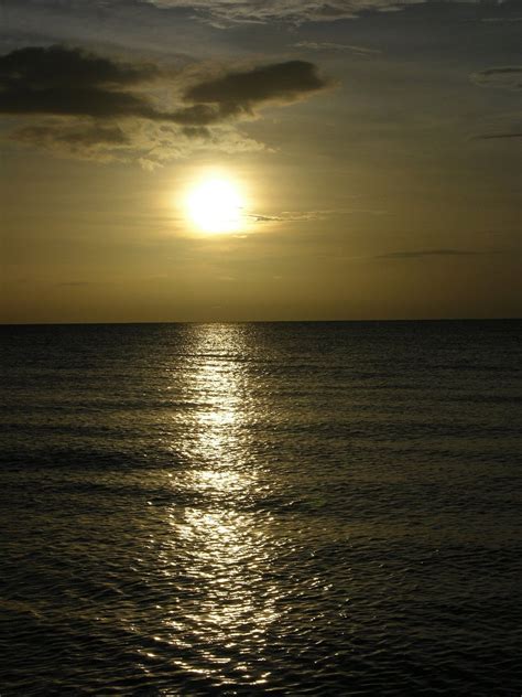 Free Afternoon Beach Sunset Stock Photo