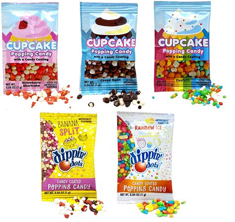 Buy Dippin Dots And Cupcake Popping Candy Variety Pack Of 100 Cupcake