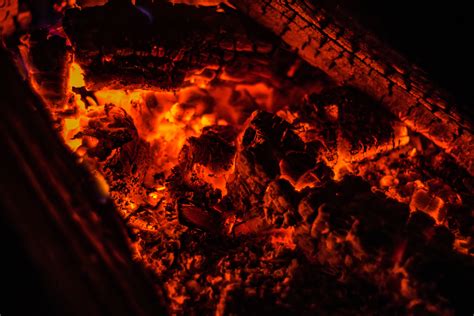 Charcoal Bonfire Ash Fire Hd Wallpaper Wallpaper Flare
