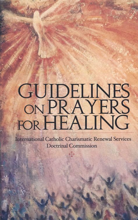 Guidelines On Prayers For Healing Catholic Religious Ed