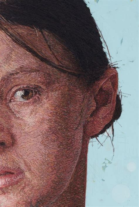Realistic Embroidered Portraits Explore The Complexity Of Human Identity