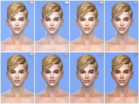 The Sims Resource Snow Elf Skintones By S Club Sims 4 Downloads