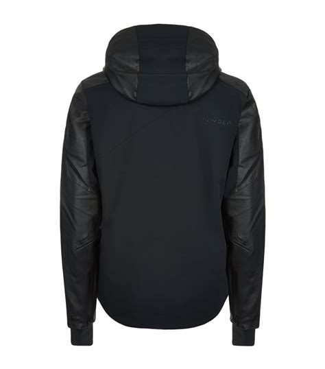 Spyder Icon Ski Jacket In Black For Men Lyst