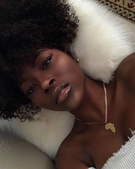 Wavy Melanated Women On Instagram Dark Skin Beauty Dark Skin Women Beautiful Dark
