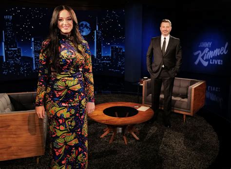 Does katy perry have tattoos? KATY PERRY at Jimmy Kimmel Live 02/08/2021 - HawtCelebs