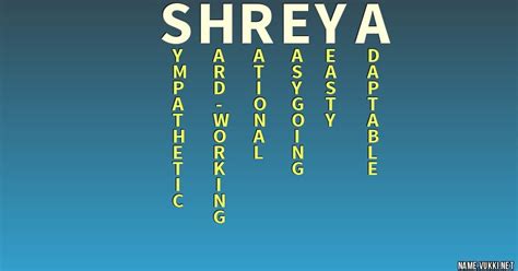 The Meaning Of Shreya Name Meanings