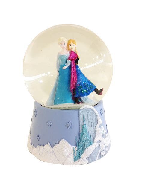 Disney Frozen Musical Waterglobe Snow Globe Plays Let It Go Snow