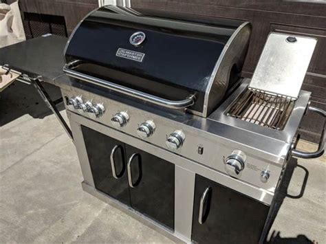 5 Burner Master Forge Stainless Steel Gas Grill Free Delivery