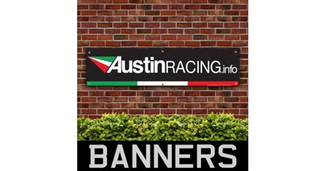 Austin Racing Italian Flag Car Logo Pvc Banner