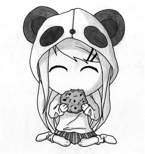 Épinglé par Nojszy sur panda Dessin kawaii, Coloriage manga, Dessin