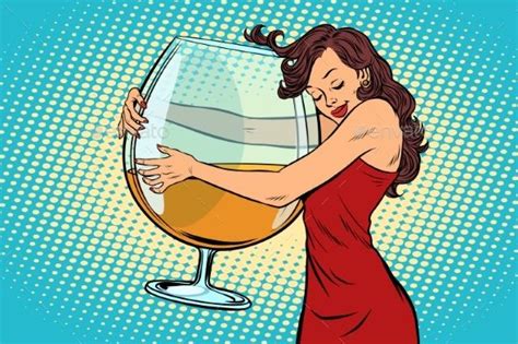 Top 154 Ladies Drinking Wine Cartoon