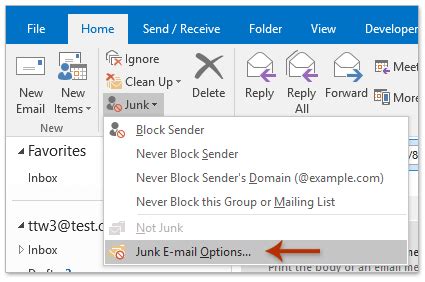 However, some legitimate and authorized email messages can be misidentified as spam and automatically moved to junk email folder in outlook. How to add email addresses to safe/blocked senders list in ...