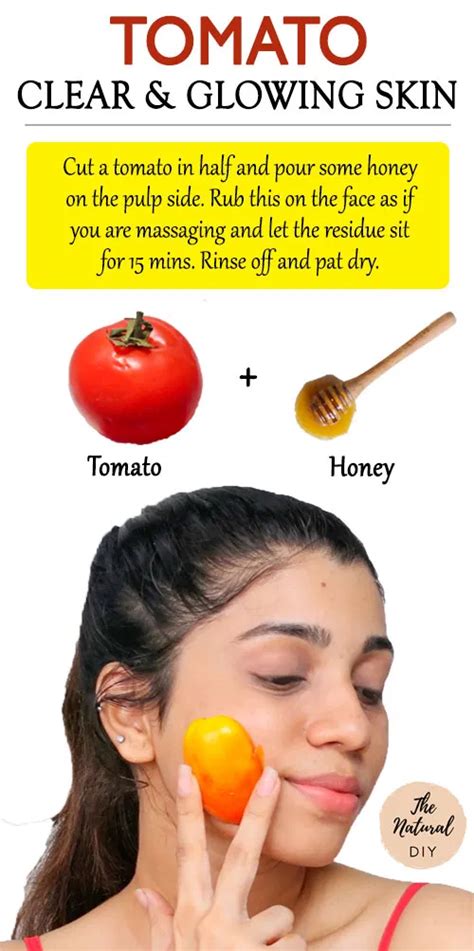 DIY TOMATO MASK Clear Glowing Skin The Natural DIY In 2021