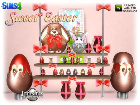 Sims 4 Ccs The Best Sweet Easter Set By Jomsims Sims 4 Mods Sims