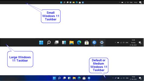 How To Change The Taskbar Size In Windows 11 How To Resize The Taskbar