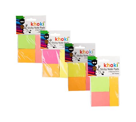Self Adhesive Sticky Notes Mm X Mm Sheets Pack Of Makro
