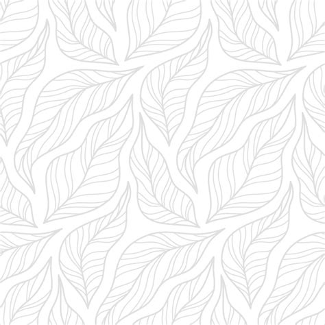 Abstract Elegant Leaves Vector Seamless Pattern Design 4748689 Vector
