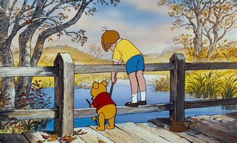 Image Christopher Robin And Pooh Bear Are Both On A