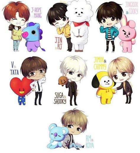 Bt21 is a collaboration that bts did with line (an app) where they created their own characters/emoticons. Who's Your Favorite BT21 Character ? | BTS Amino