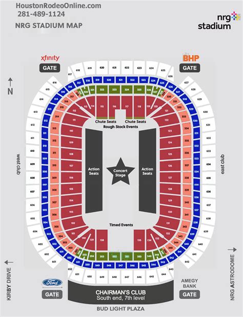 Nrg Stadium Rodeo Seating Chart Elcho Table