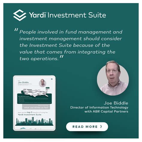 Abr Benefits From Yardi Investment Suite The Balance Sheet Yardi Corporate Blog