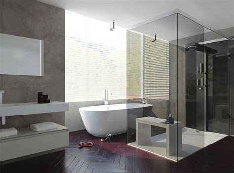 Cuarto de baño pequeño con ducha. Cuarto de baño con bañera y ducha de obra | Banium.com