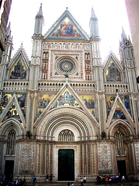 Majestic Italian Architecture Orvieto Cathedral