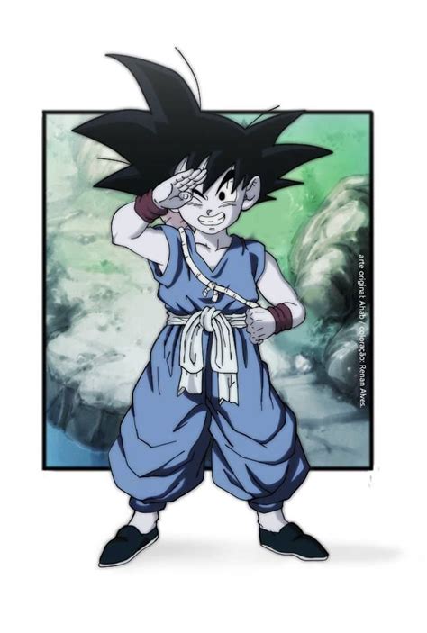 Kid Goku By Renanfna On Deviantart Anime Dragon Ball Super Kid Goku