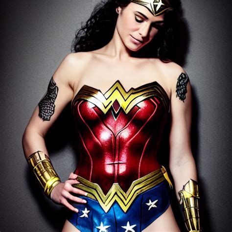 Stable Diffusion Prompt Wonder Woman Happy Tattoo Prompthero