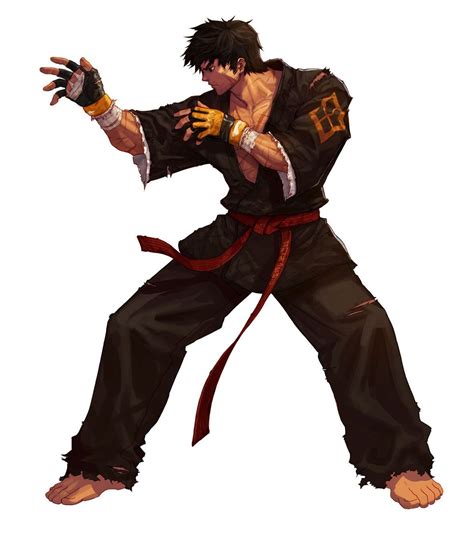 Monk Martial Artist Maneuver Master Anime Luta Personagens