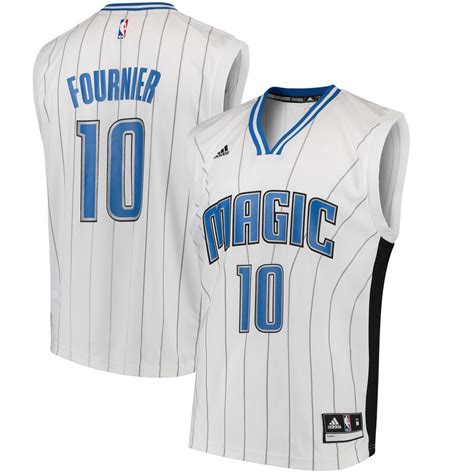 Adidas Orlando Magic Evan Fournier White Home Replica Jersey