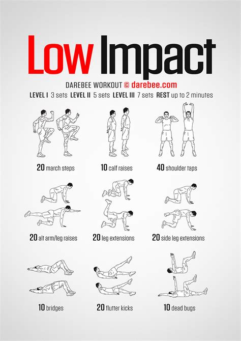 Low Impact Workout Low Impact Cardio Workout Low Impact Workout Low Impact Workout Plan