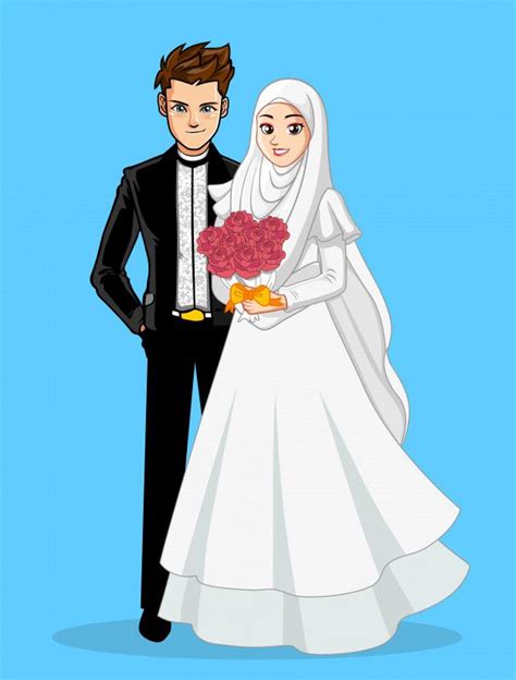 Karikatur Wedding Hijab Imagesee